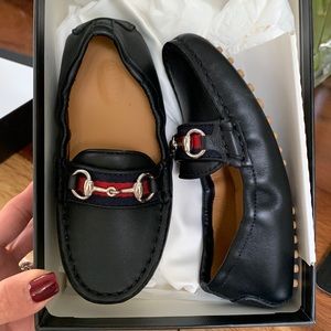 Toddler boys size 24 Gucci loafers